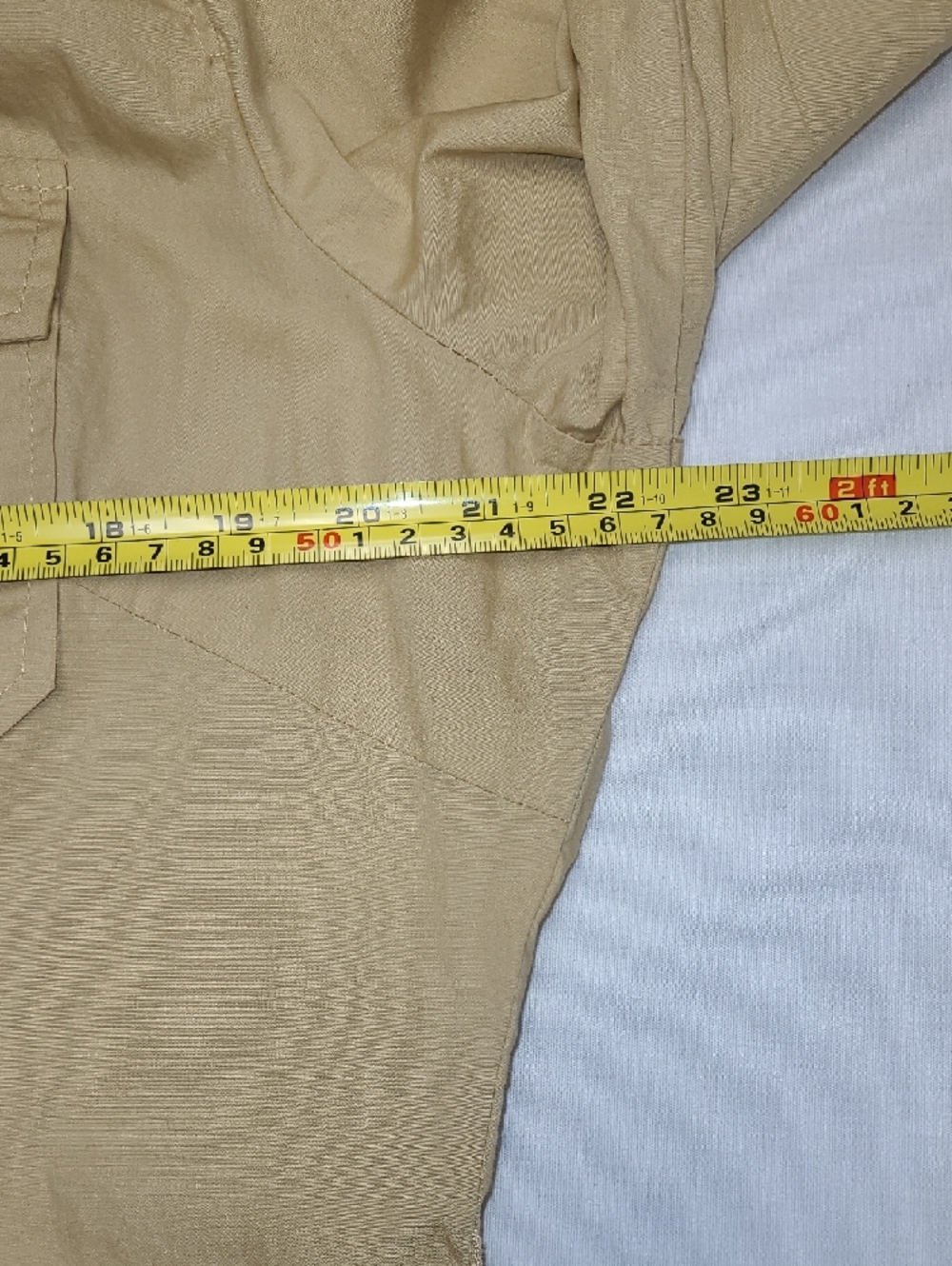 Bitten by Sarah Jessica Parker Cotton khaki Tan button down casual Shirt Dress - Picture 6 of 11